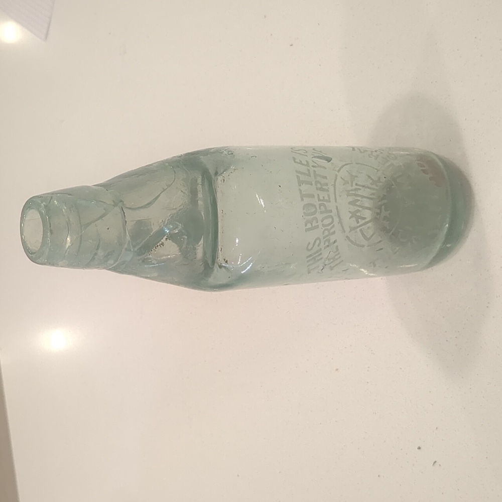 1897 Dan Ryland's Glass Bottle